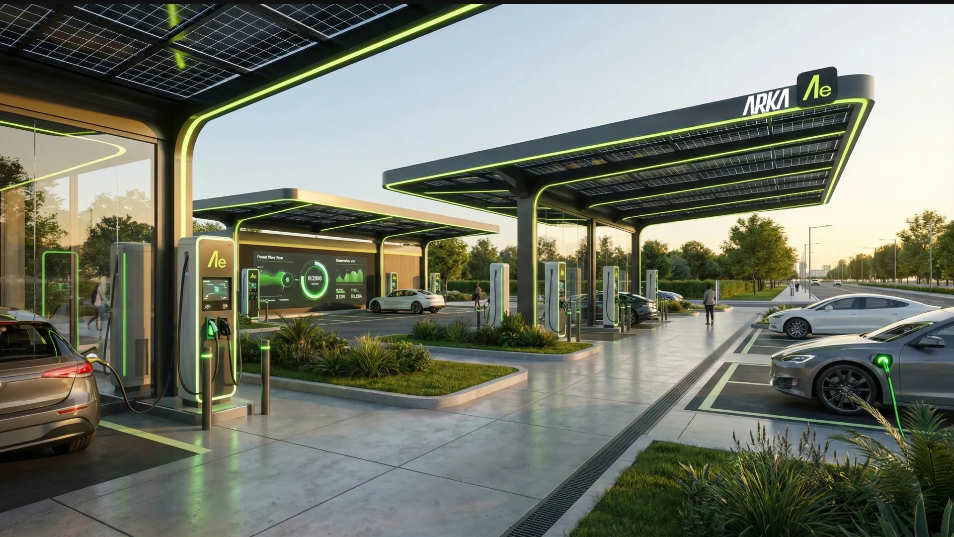 Charging bays concept render