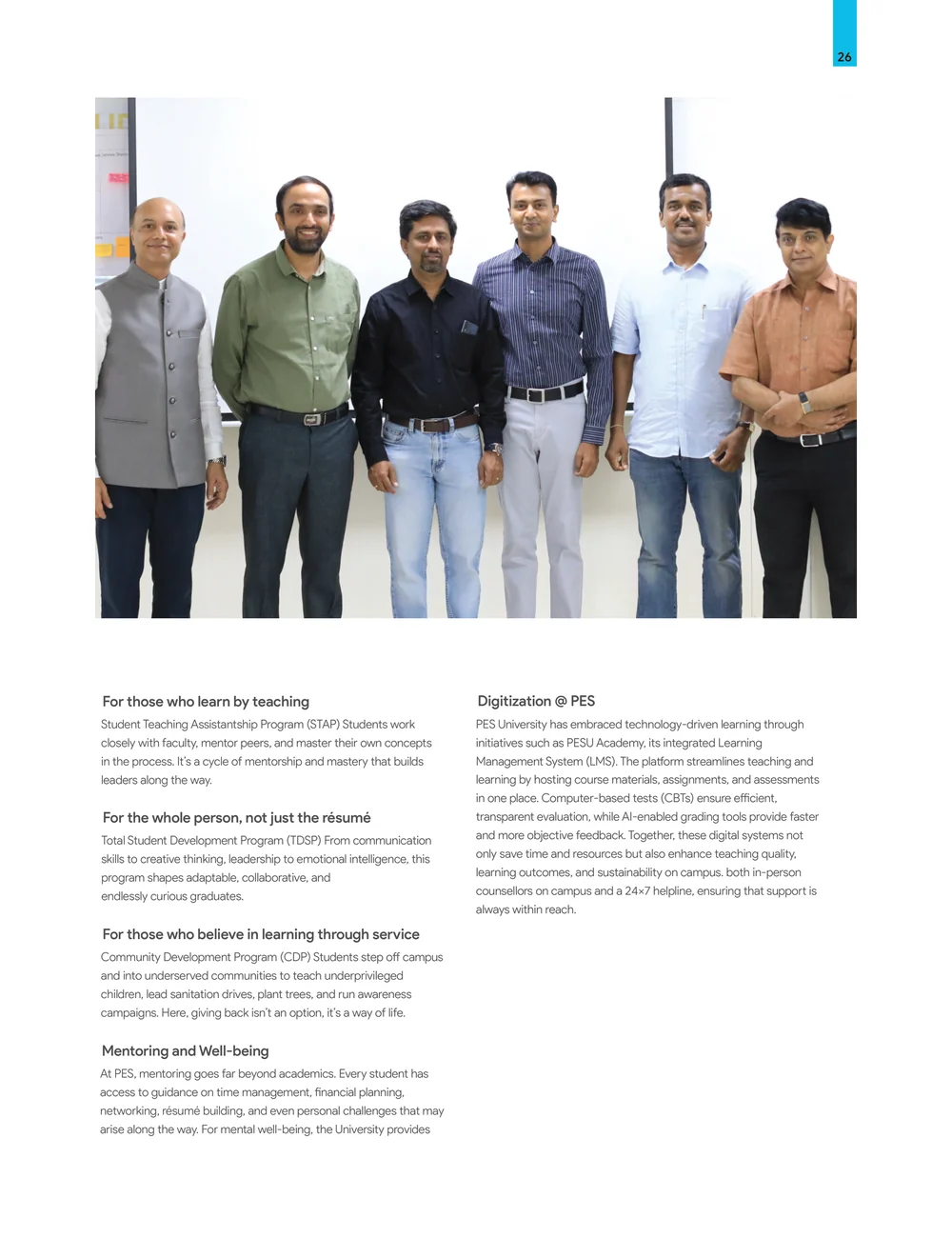 Page 33: Student Teaching Assistantship Program (STAP) Students work closely with faculty, mentor peers, and master their own concepts in the process