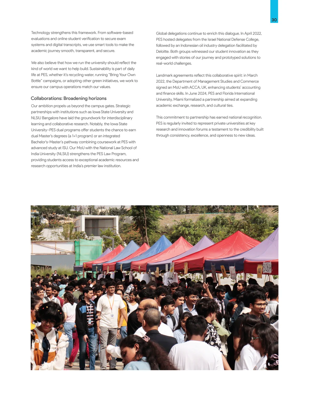 Page 37: 30 Technology strengthens this framework. From software-based evaluations and online student verification to secure exam systems and digital