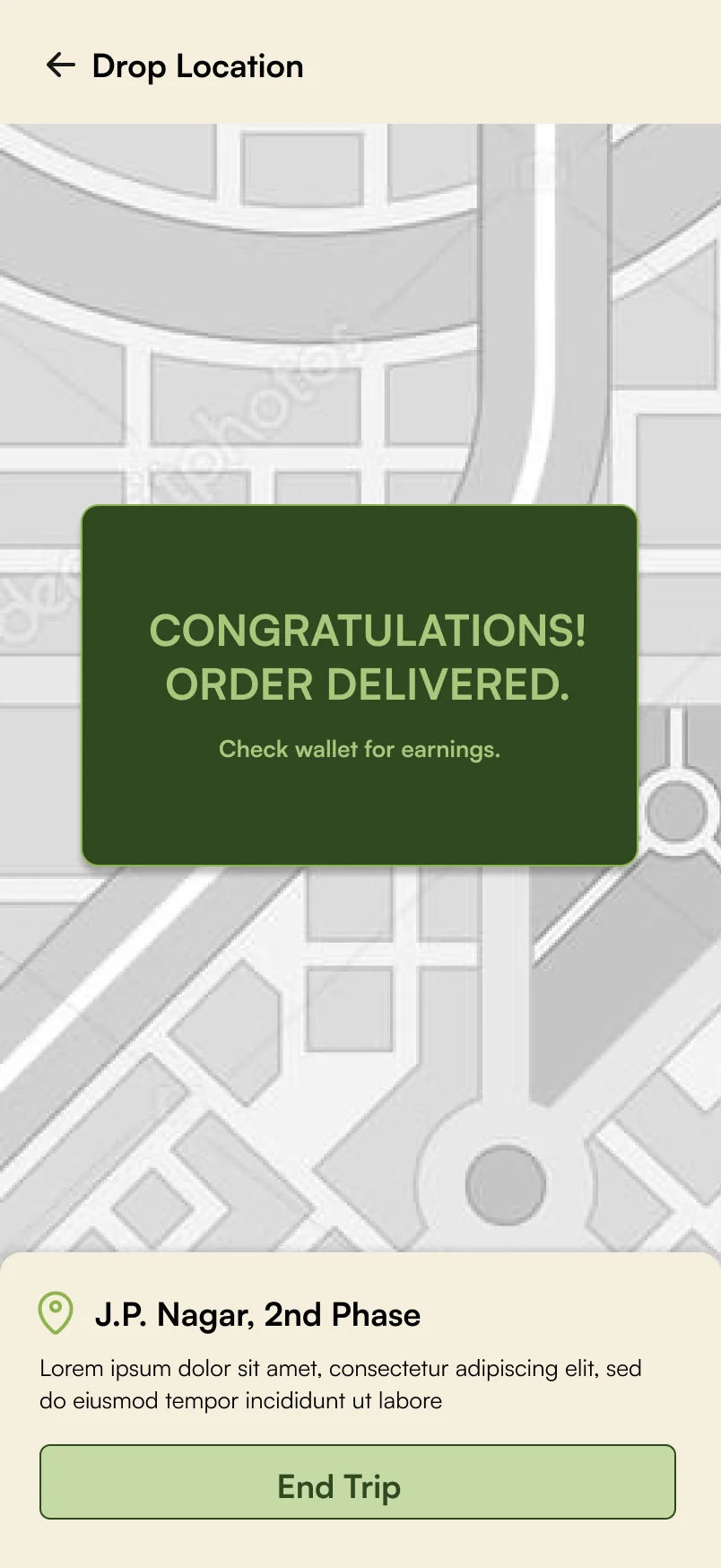 Delivered
