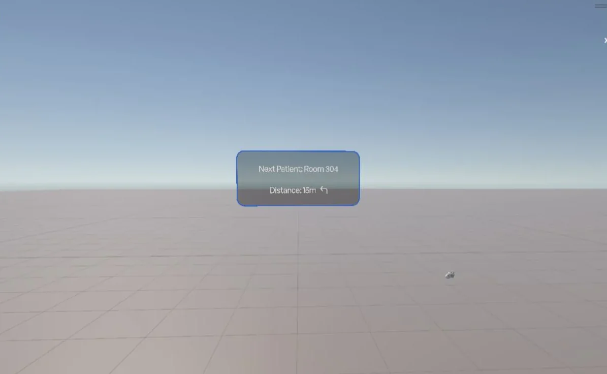 Unity view: Navigation guidance